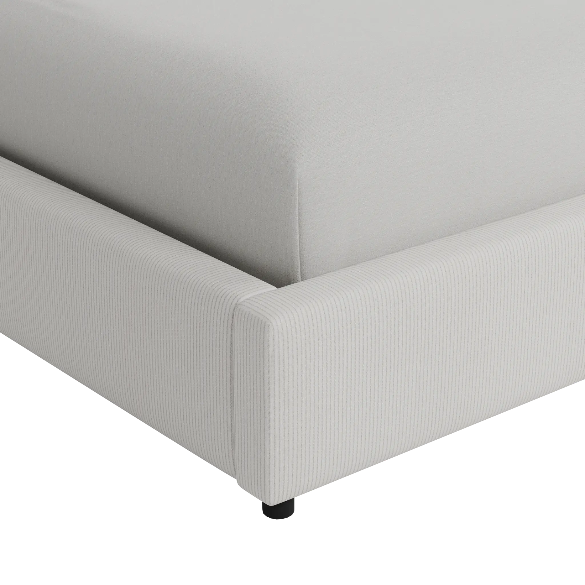 Grayton Lucy Light Beige 44" Upholstered Platform Bed Grayton Lucy Light Beige 44" Upholstered Platform Bed