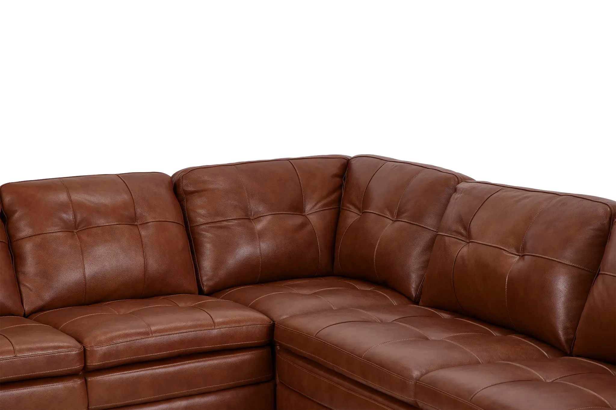 Braden Medium Brown Leather Medium Left Chaise Sectional Braden Medium Brown Leather Medium Left Chaise Sectional