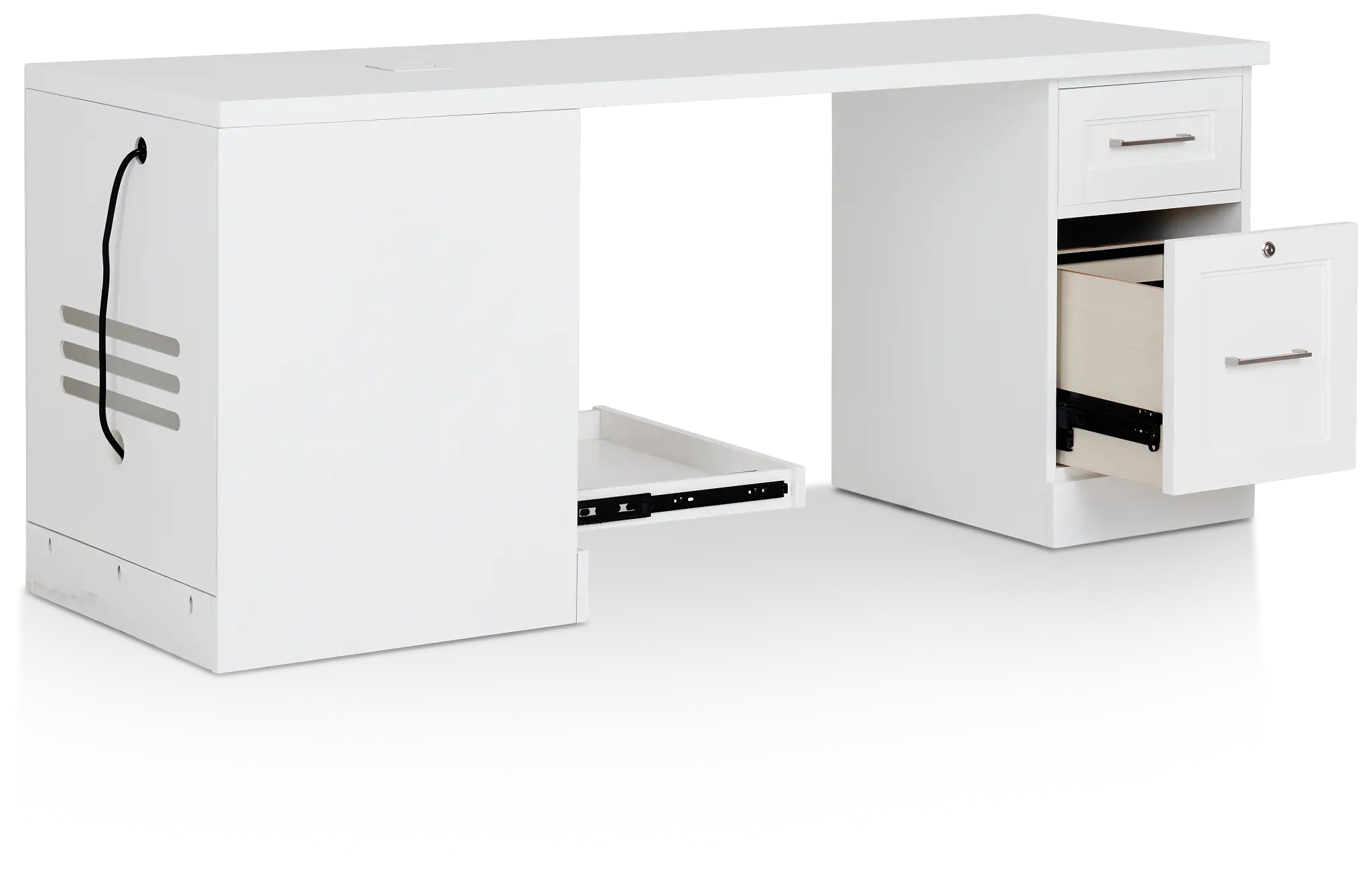 Newport White Peninsula Desk Newport White Peninsula Desk
