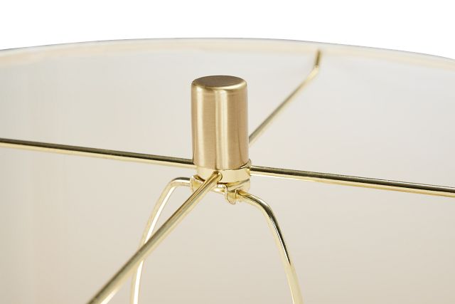 Shiner Gold Metal Table Lamp