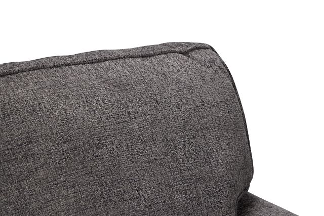 Andie Dark Gray Fabric Medium Left Chaise Sectional