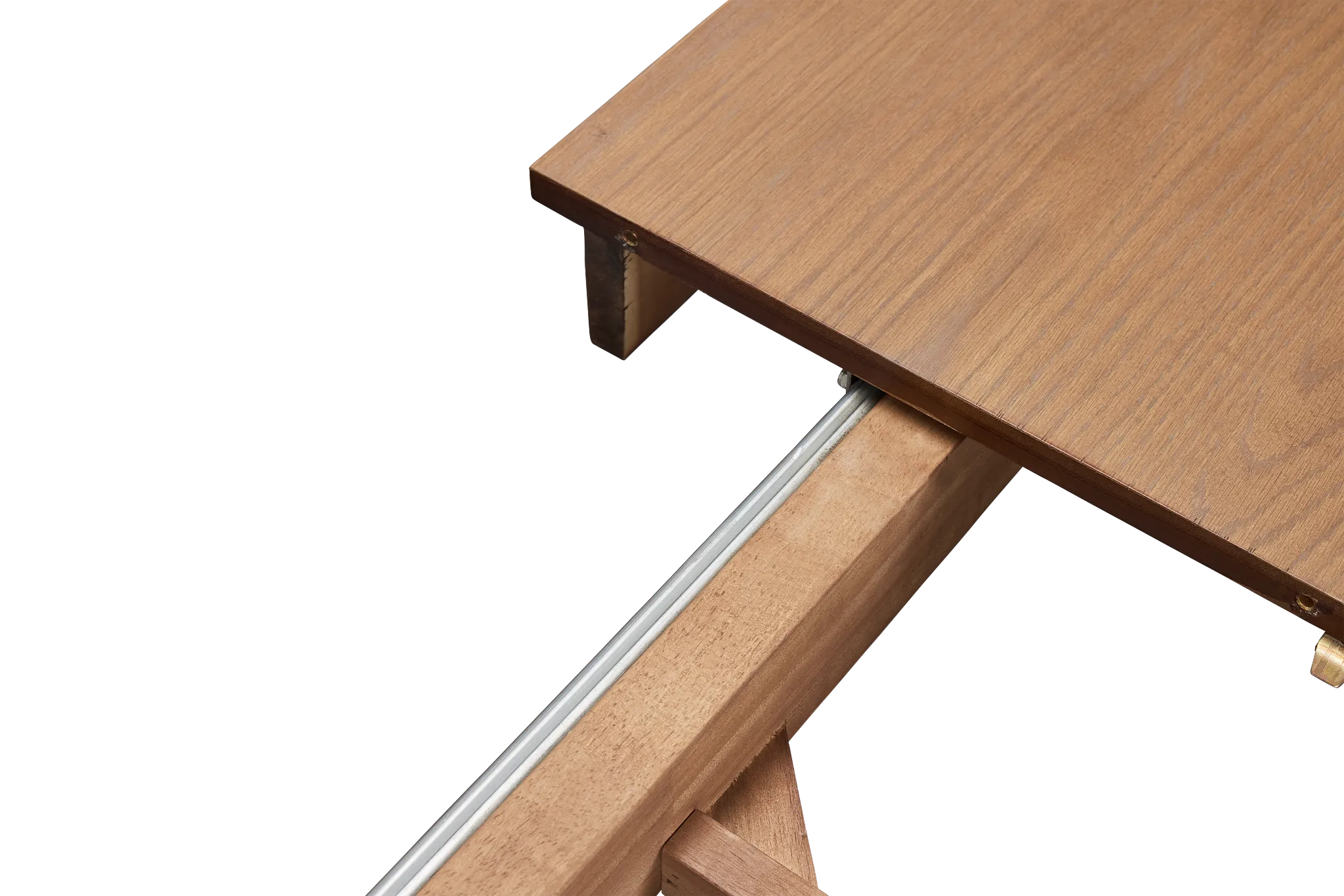 Provo Mid Tone Rect Table & 4 Gray Upholstered Chairs