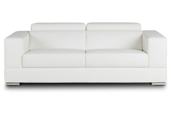 Maxwell White Micro Sofa