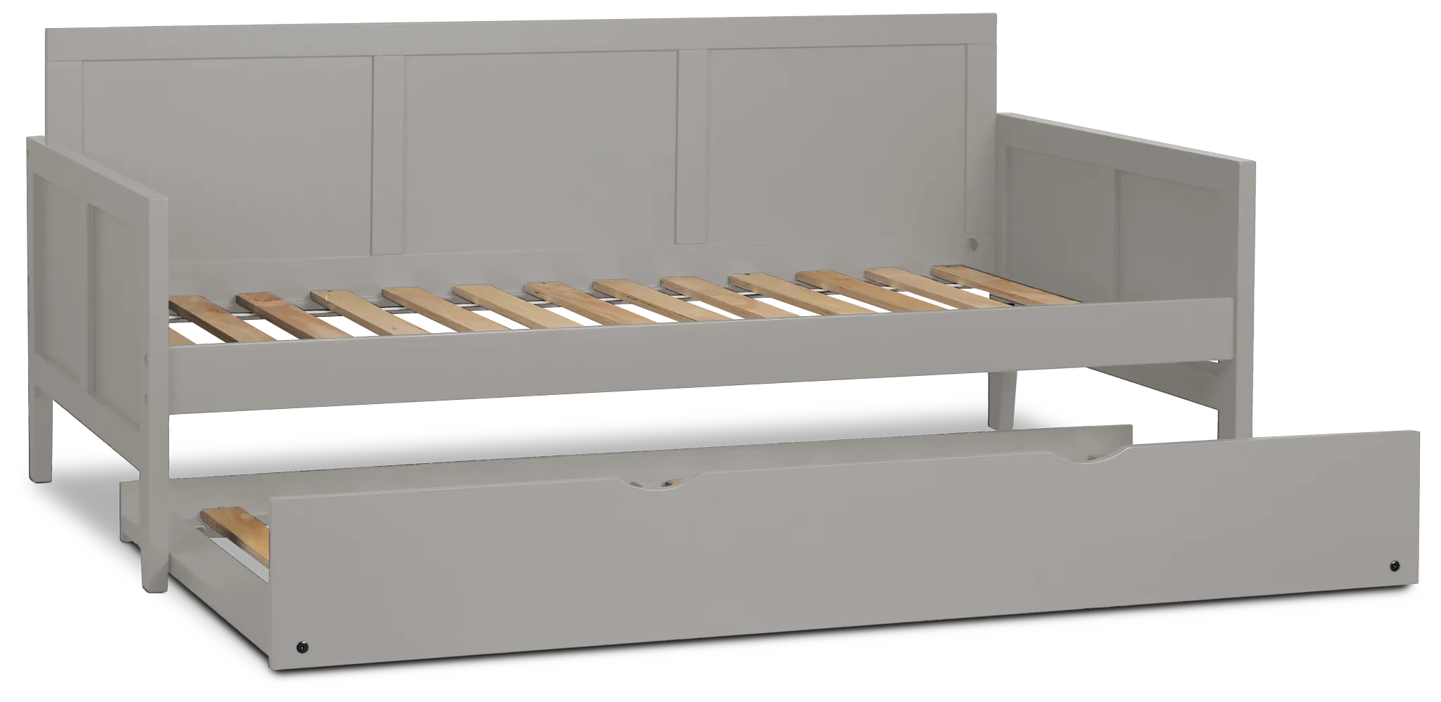 Charleston Gray Panel Trundle Bed