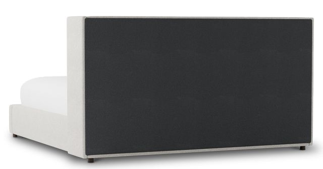 Captiva Gellar Beige 48" Upholstered Shelter Bed
