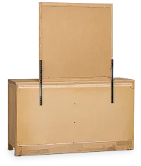 Carolina Light Tone Dresser & Mirror