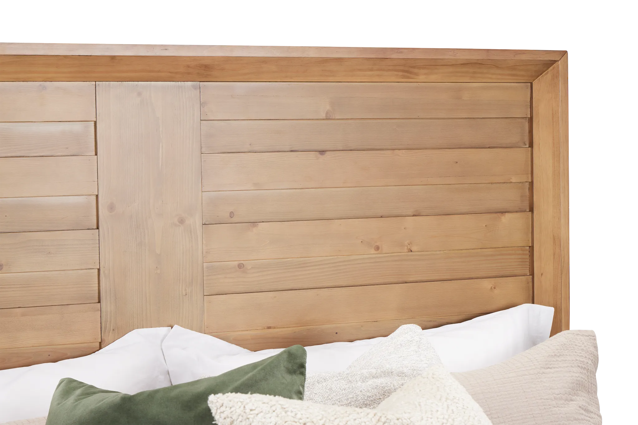 Vail Light Tone Panel Bed