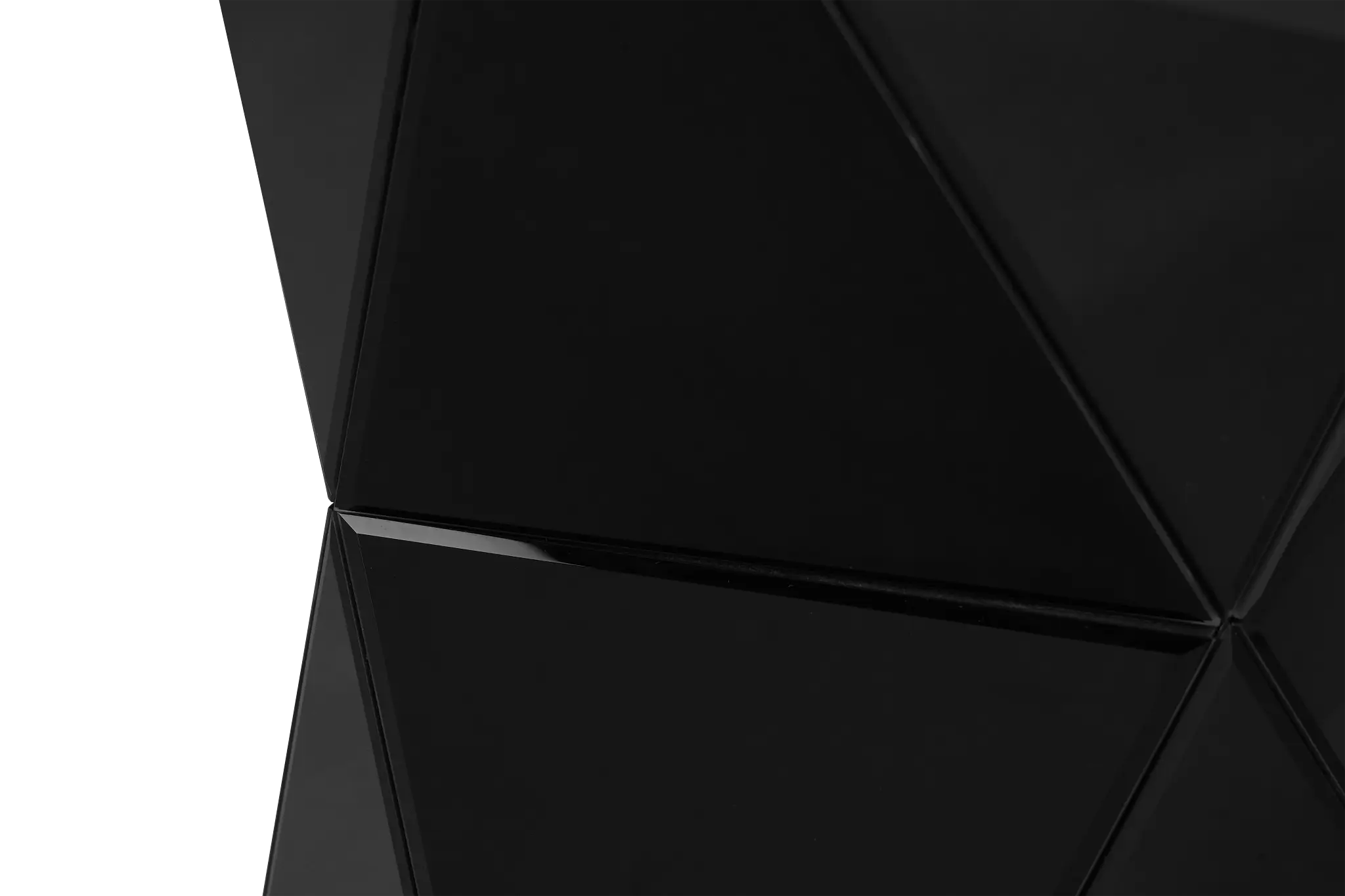 Alexia Black Glass End Table Alexia Black Glass End Table