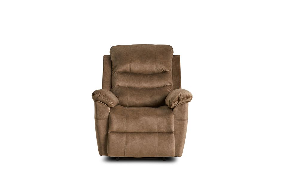 Joey Dark Taupe Micro Power Recliner