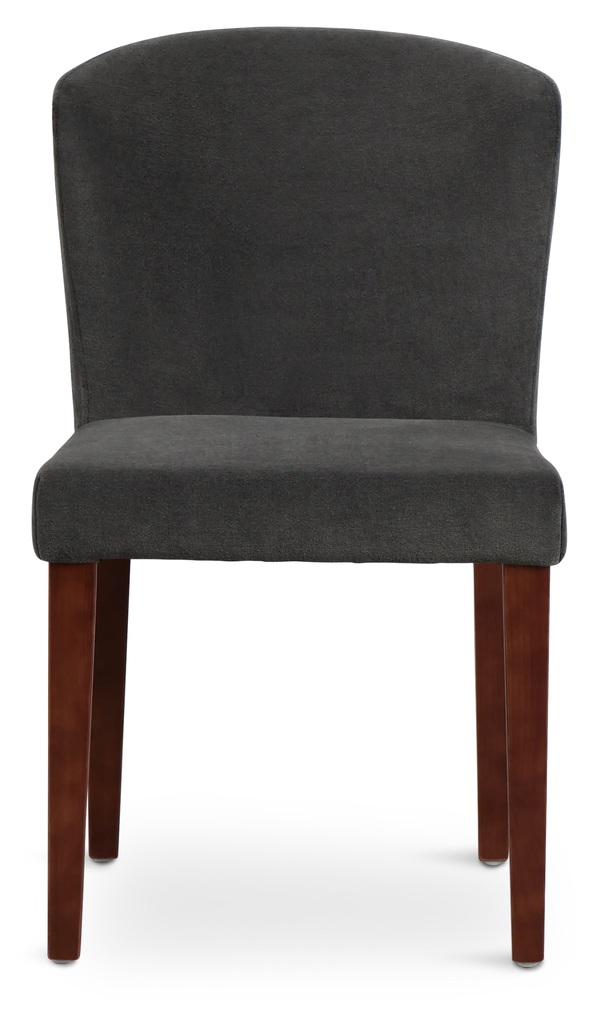 Bentley Dark Gray Velvet Upholstered Side Chair