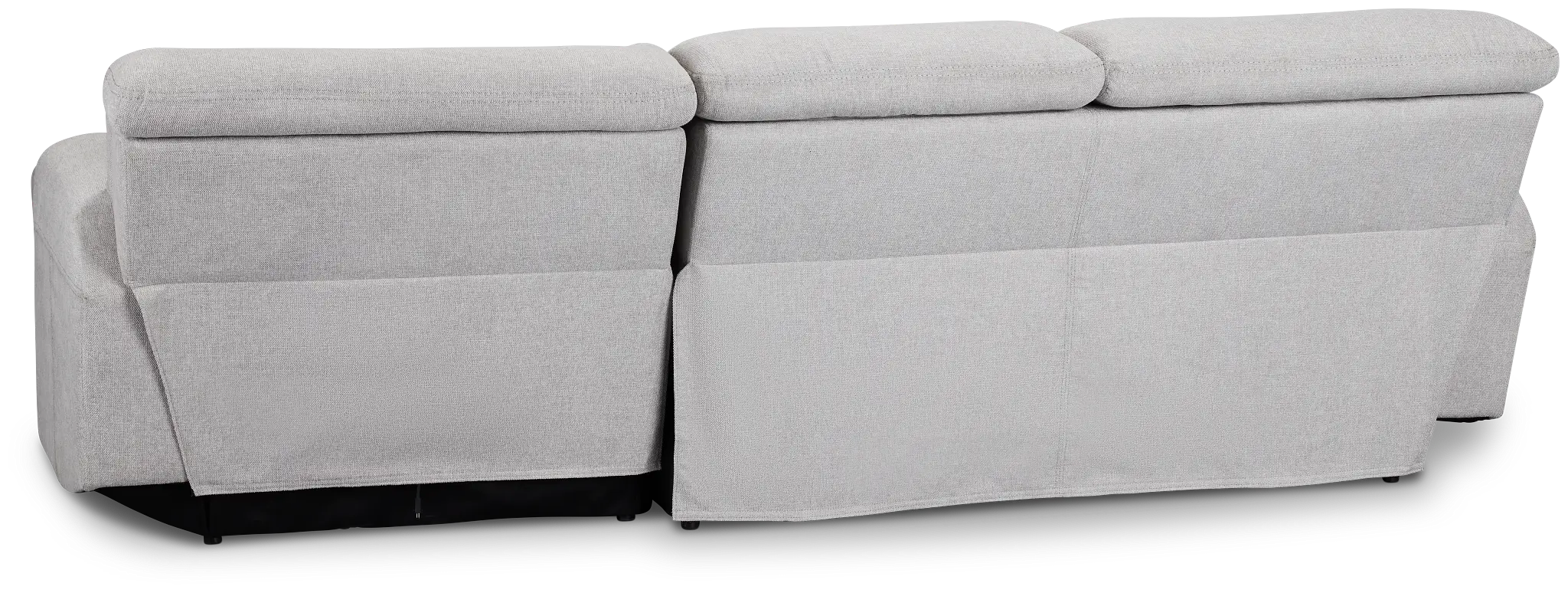 Callum Light Gray Storage Small Right Power Chaise Sleeper Sectional Callum Light Gray Storage Small Right Power Chaise Sleeper Sectional