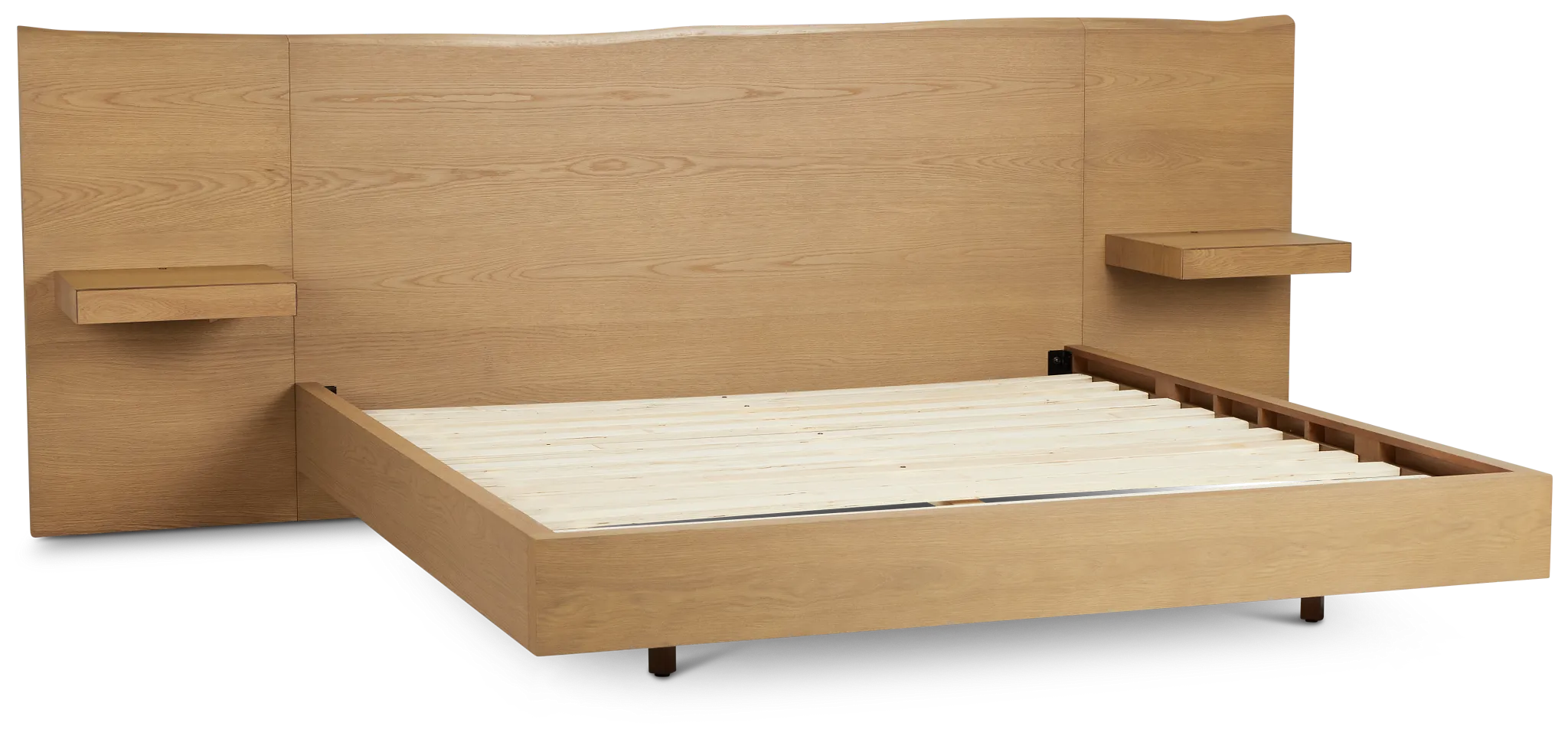 Haven Light Tone Spread Bed W/ Two Nightstands