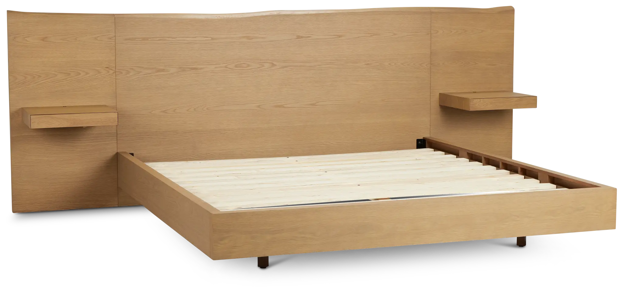 Haven Light Tone Spread Bed W/ Two Nightstands Haven Light Tone Spread Bed W/ Two Nightstands