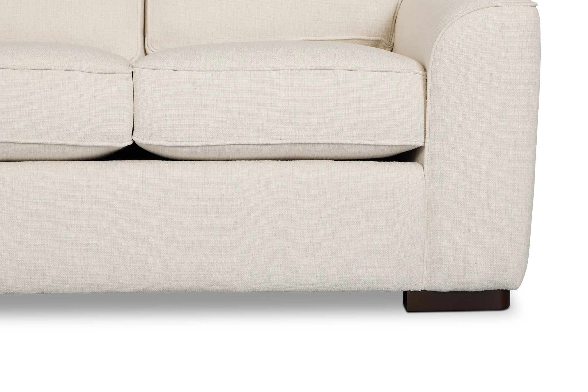 Sinclair Light Beige Fabric Cooling Memory Foam Sleeper