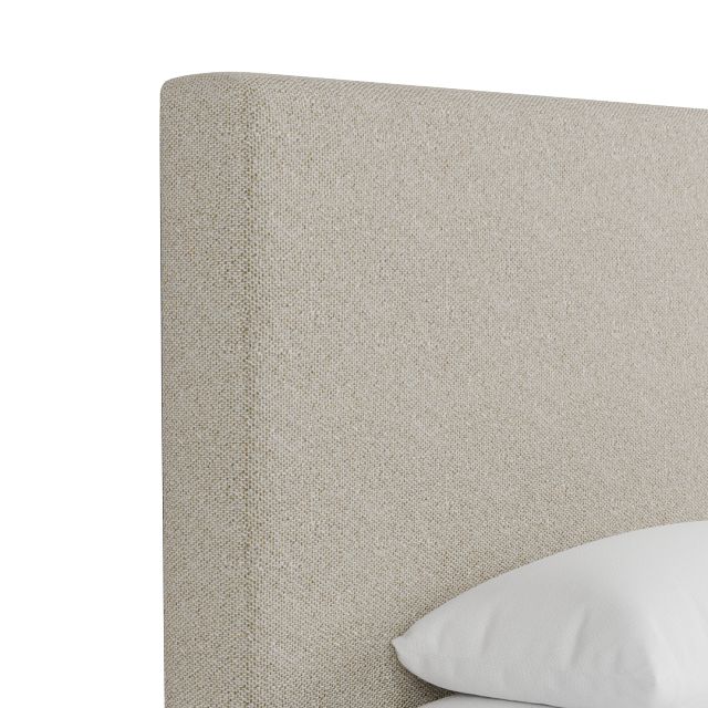Grayton Gellar Green 54" Upholstered Platform Bed