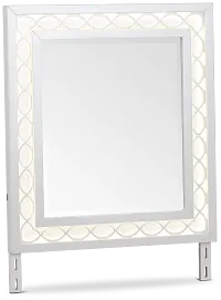 Valentina White Vanity Mirror