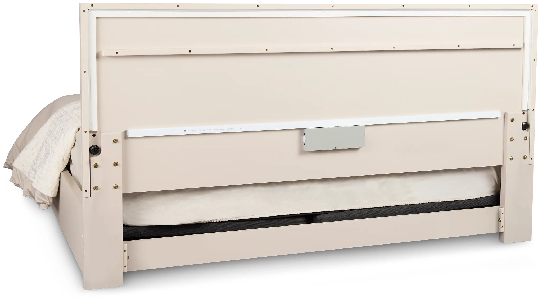 Brasilia Light Beige Platform Bed Brasilia Light Beige Platform Bed