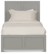 Charleston Gray Panel Bed