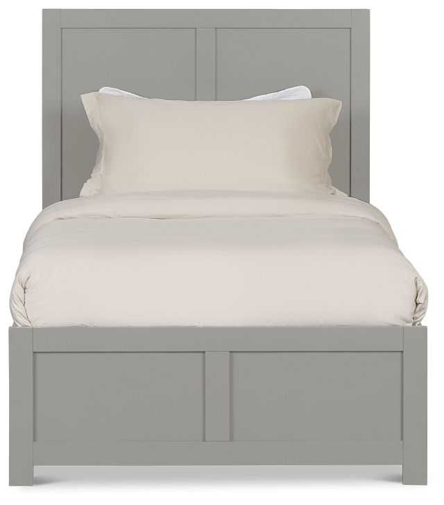 Charleston Gray Panel Bed