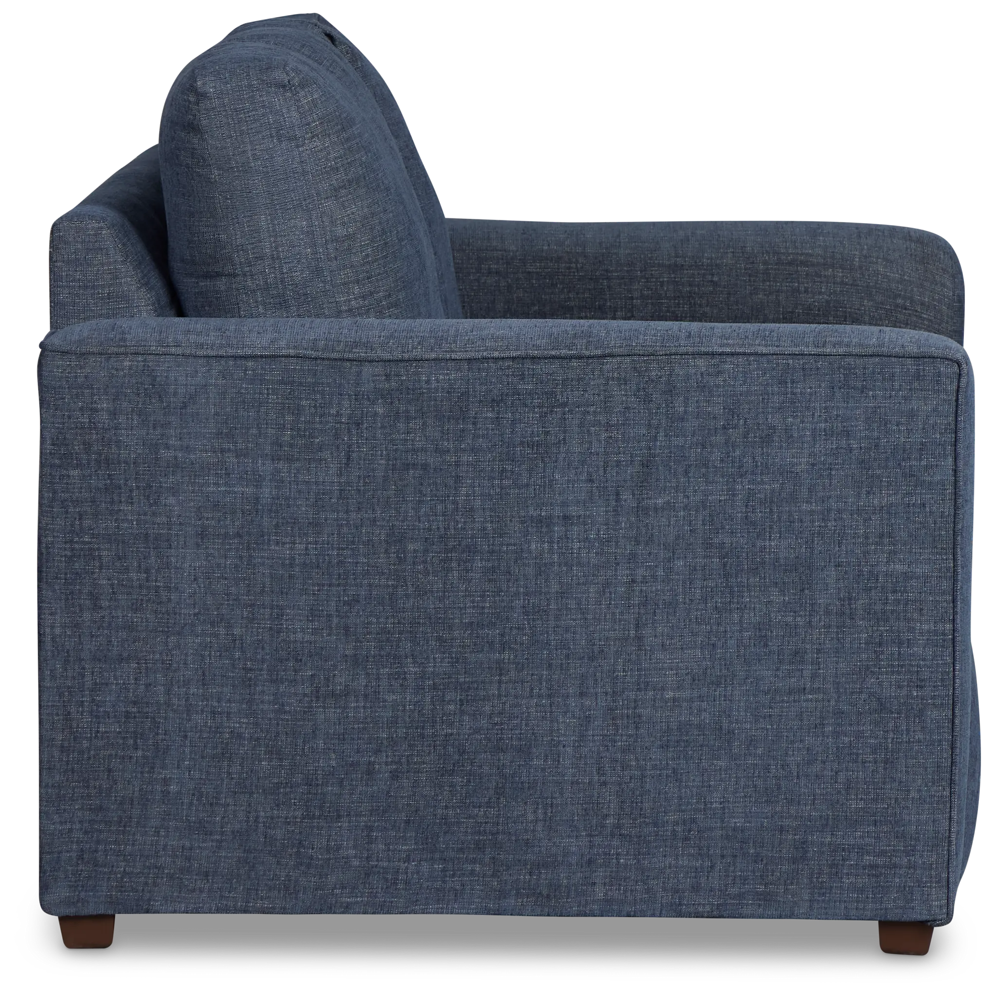 Davis Dark Blue Micro Loveseat Davis Dark Blue Micro Loveseat