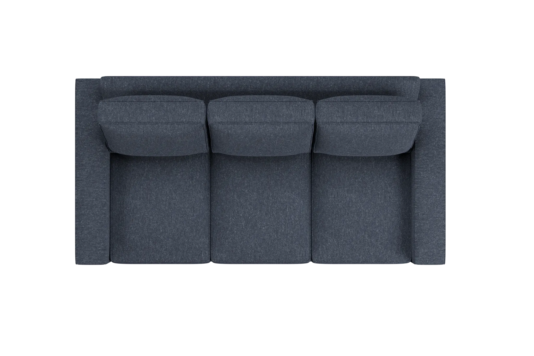 Edgewater Maguire Blue 84" Sofa W/ 3 Cushions