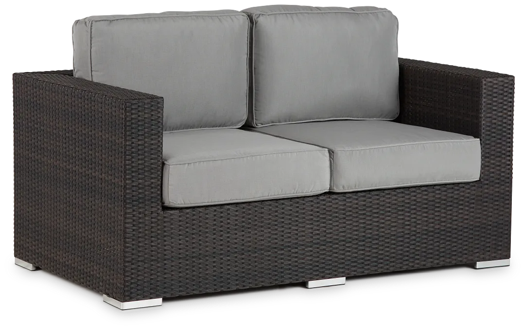 Fina Gray Loveseat