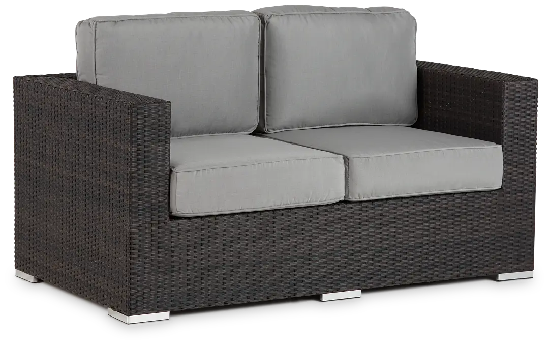 Fina Gray Loveseat Fina Gray Loveseat