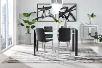 Vienna Dark Gray 24" Upholstered Barstool