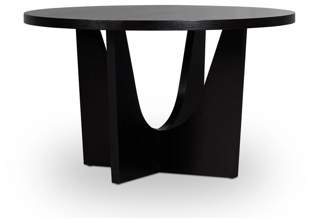 Oxford Black Round Table