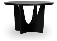 Oxford Black Round Table