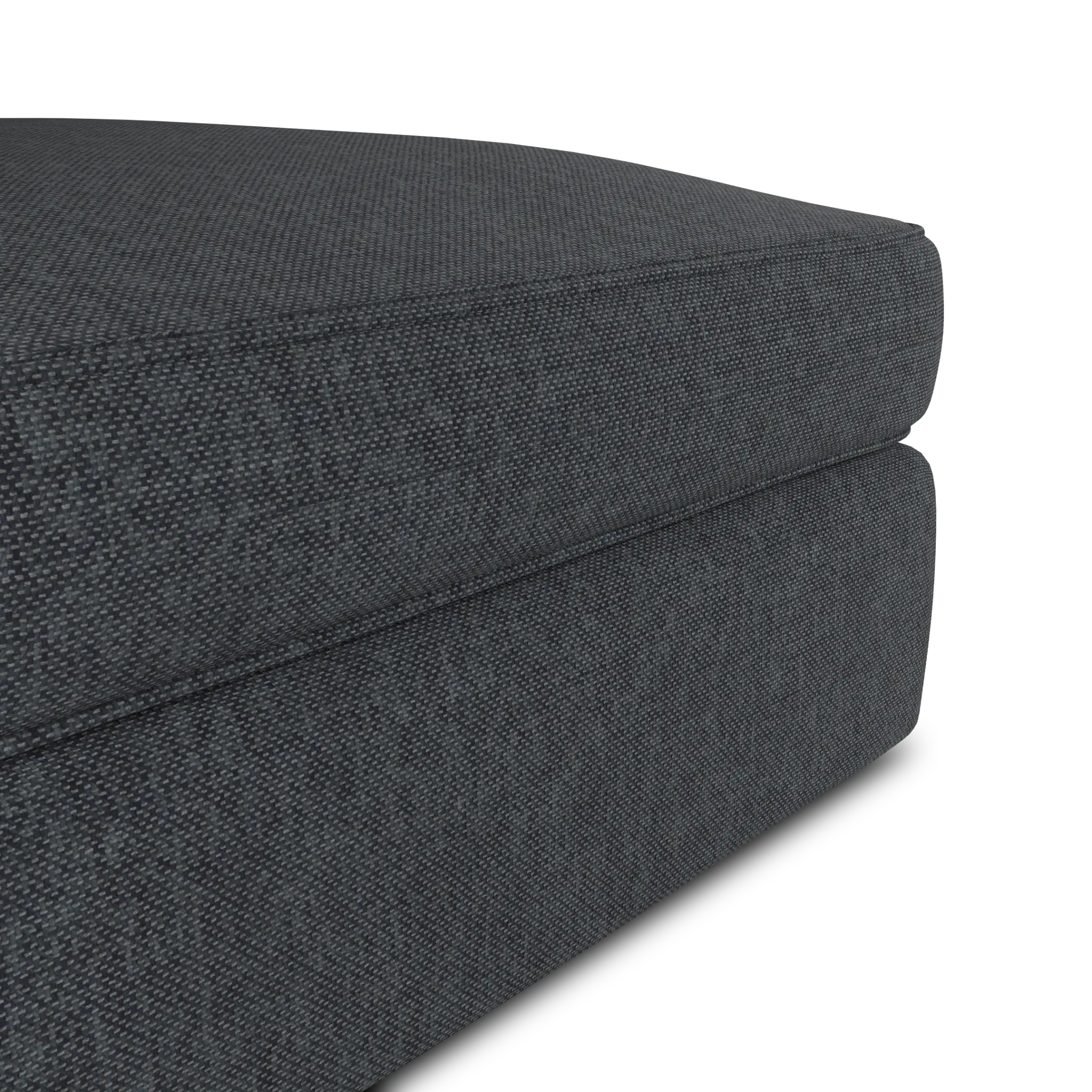 Siesta Elevation Gray Fabric Ottoman Siesta Elevation Gray Fabric Ottoman