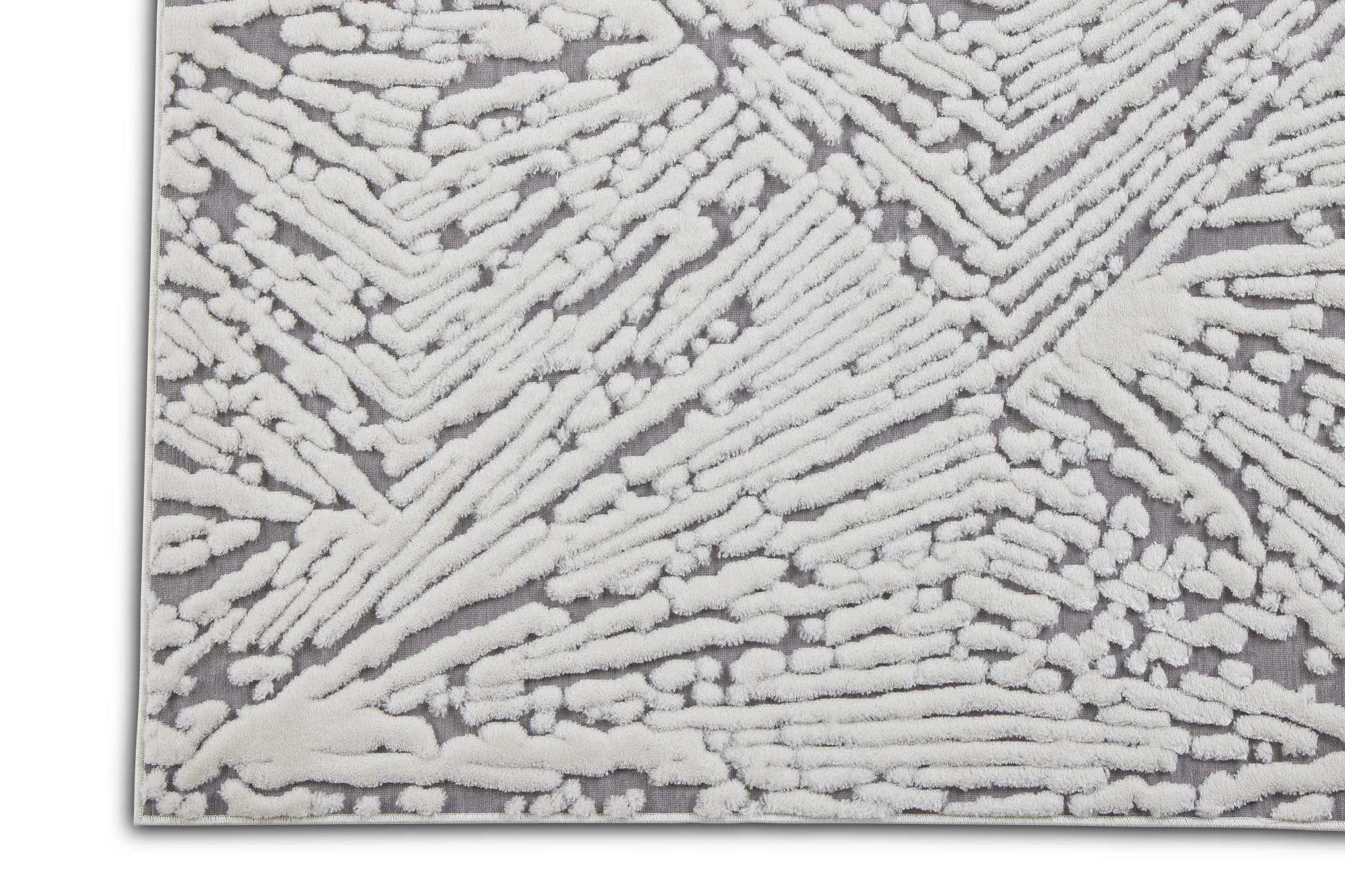 Orion White 8x10 Area Rug