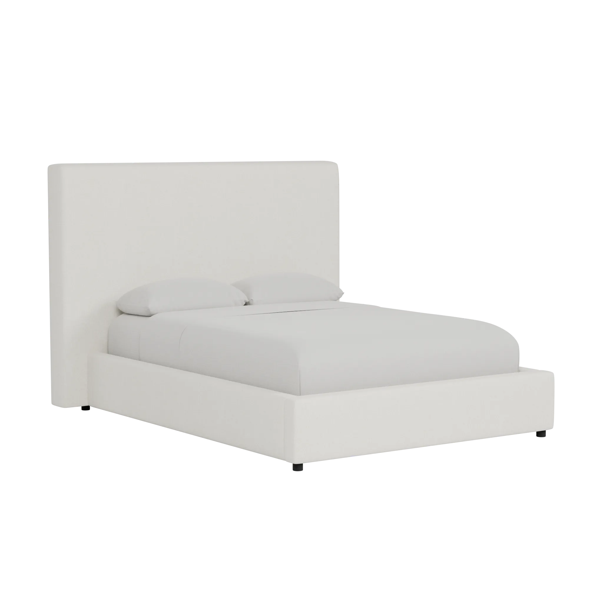 Grayton Elite Ivory 54" Upholstered Platform Bed
