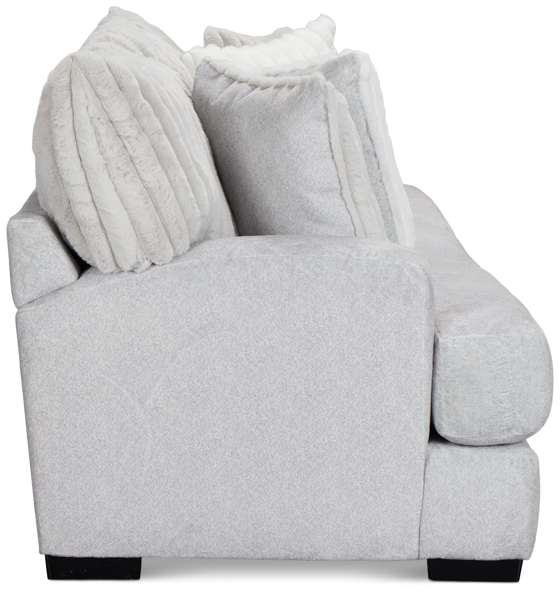 Kylie Light Gray Fabric Sofa