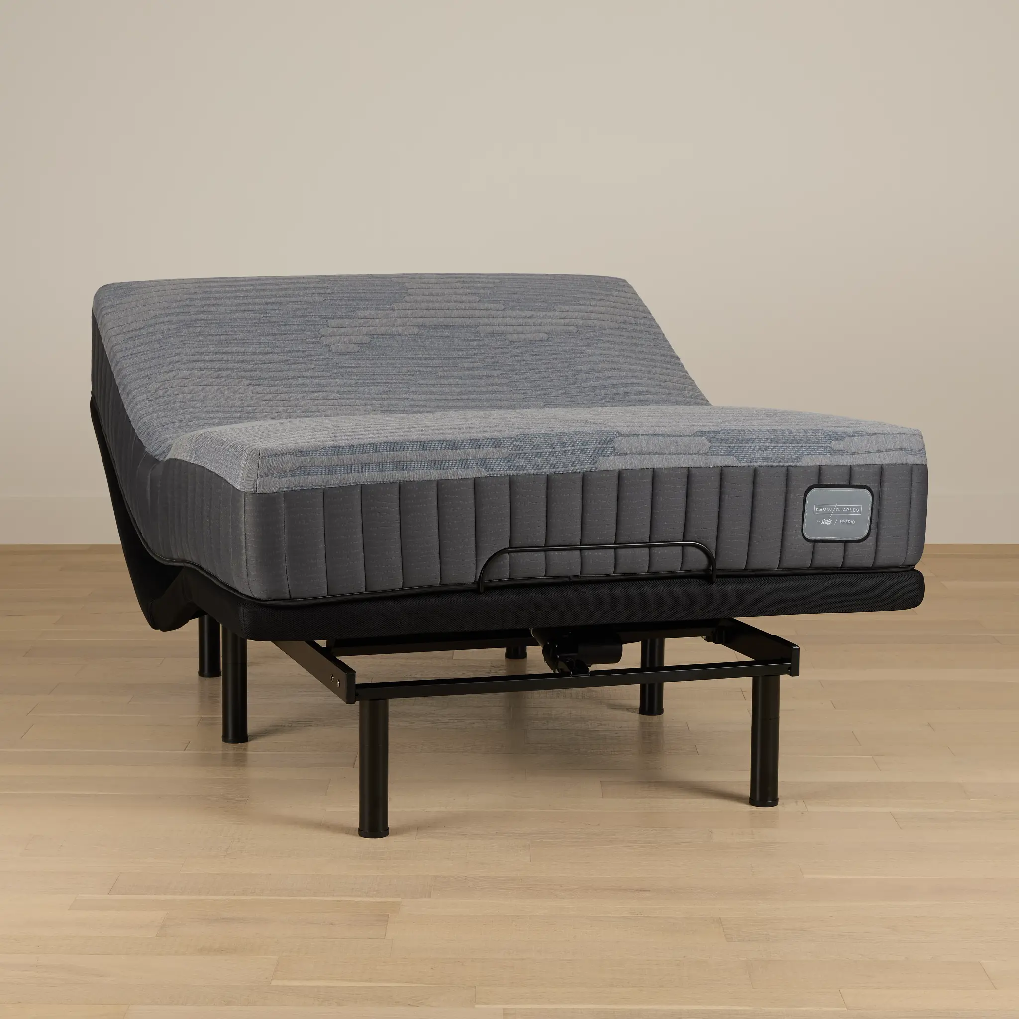 Kevin Charles By Sealy Hybrid Medium Plus Adjustable Mattress Set Kevin Charles By Sealy Hybrid Medium Plus Adjustable Mattress Set