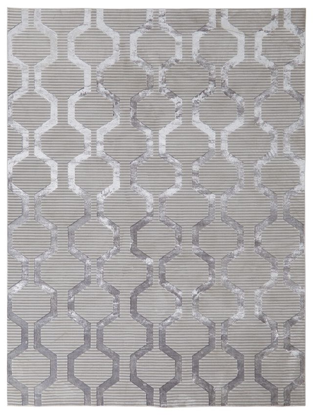 Faye Light Gray 5x8 Area Rug