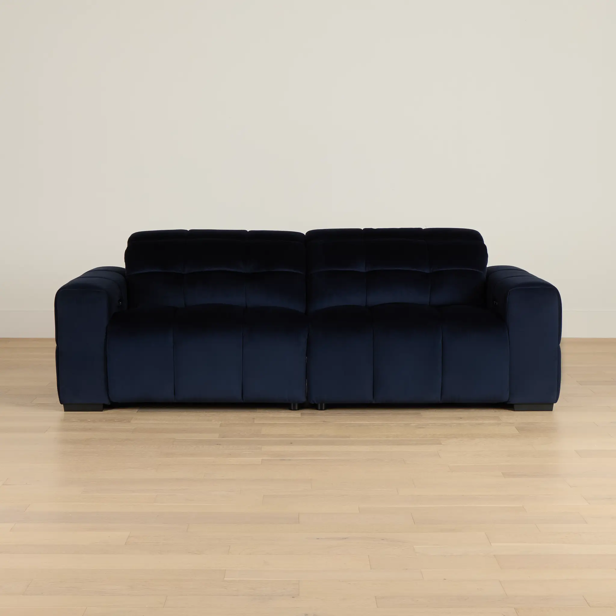 Gemma Navy Velvet Power Reclining Sofa Gemma Navy Velvet Power Reclining Sofa