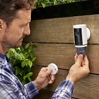 Ring Cam Plus Battery Black Outdoor Security Cameras