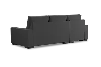 Edgewater Delray Dark Gray Left Chaise Sectional