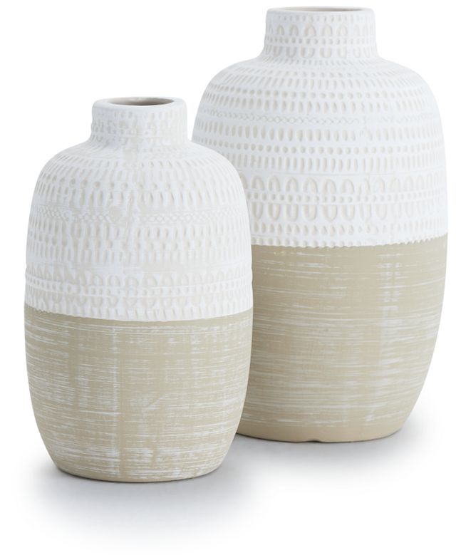 Leif Beige Small Vase