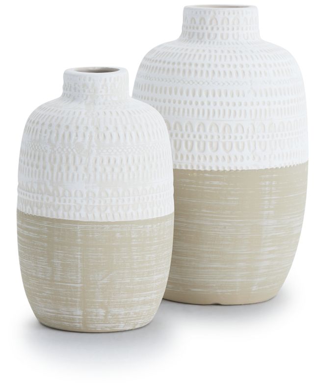 Leif Beige Large Vase