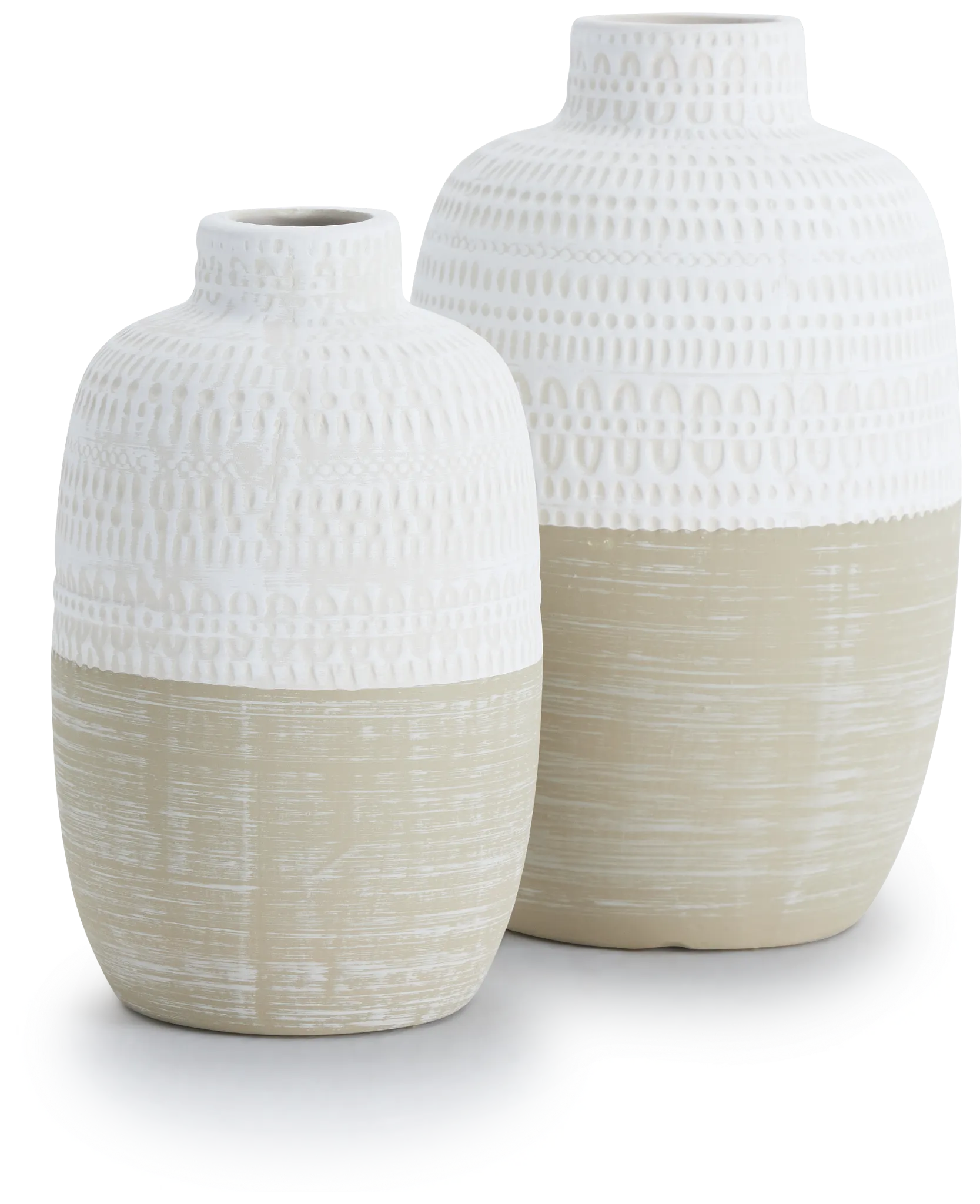 Leif Beige Small Vase