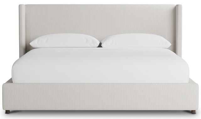 Captiva Lucy Light Beige 48" Upholstered Shelter Bed