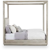 Madden Light Tone Uph Canopy Bed