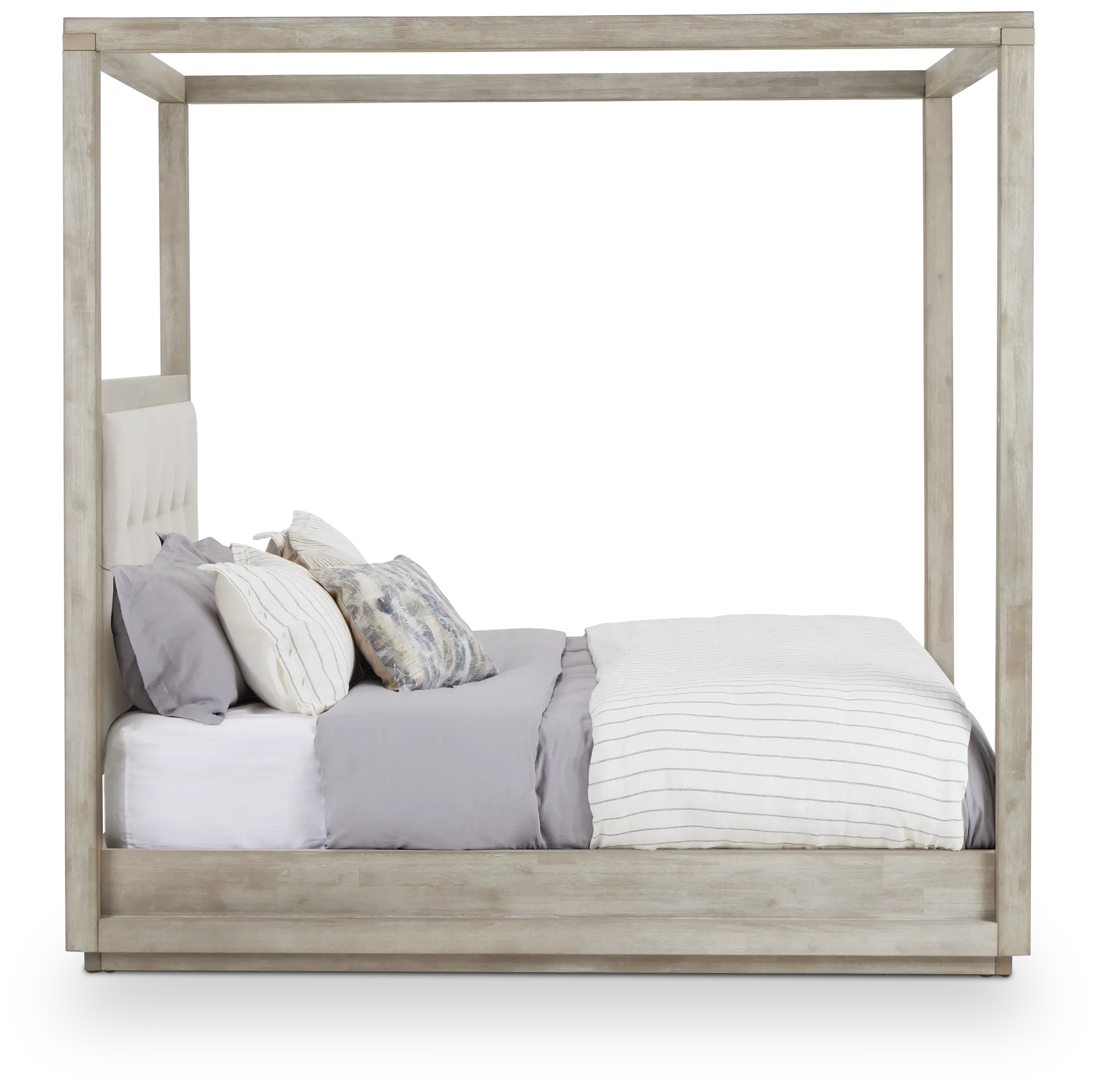 Madden Light Tone Uph Canopy Bed Madden Light Tone Uph Canopy Bed