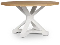 Nantucket Two-tone Pine Round Table