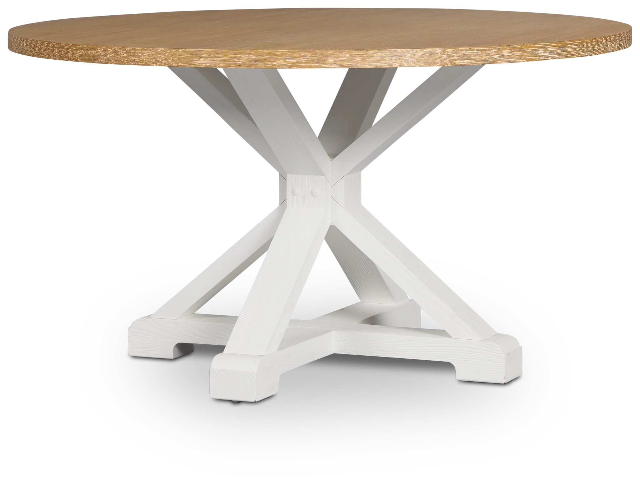 Nantucket Two-tone Pine Round Table