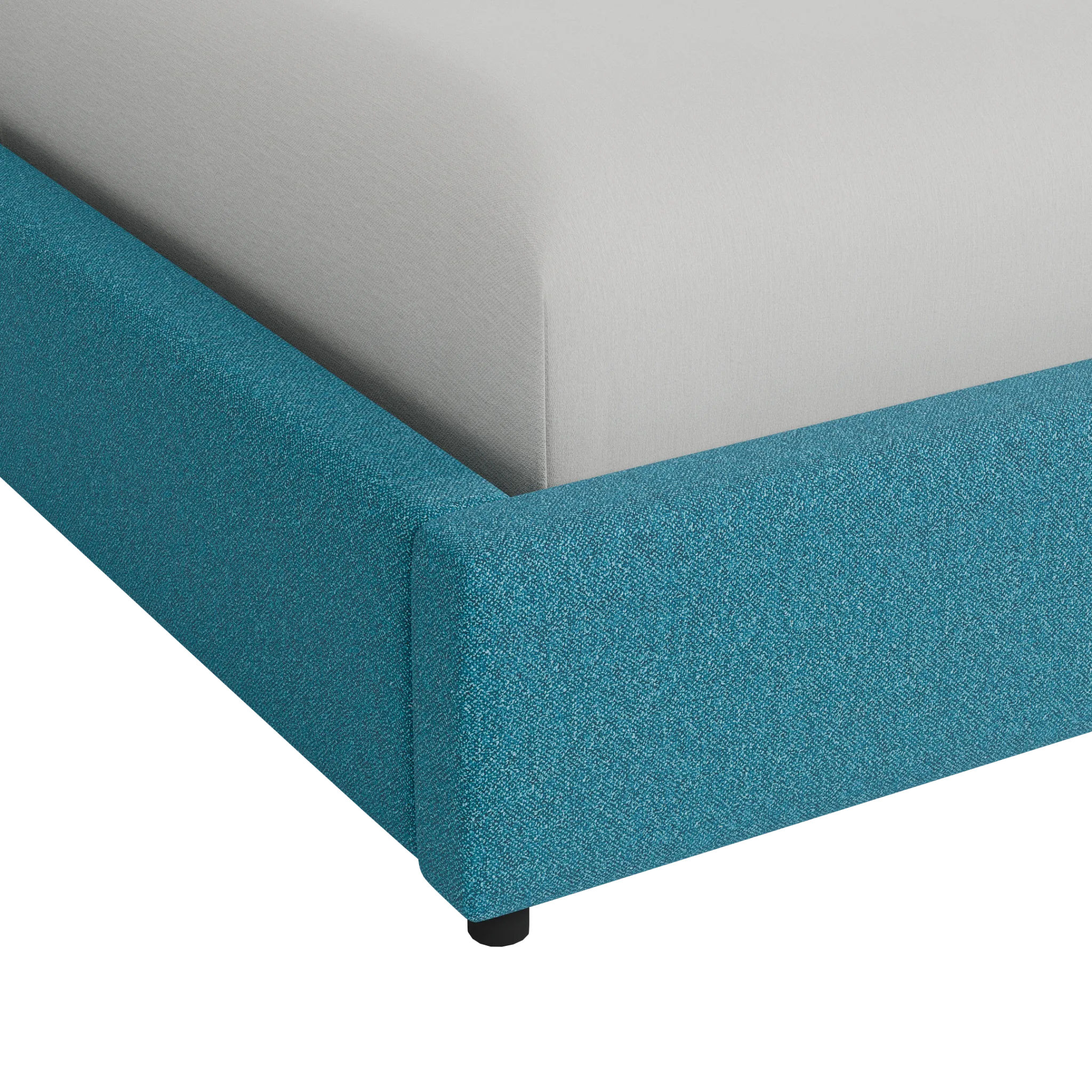 Grayton Elite Teal 44" Upholstered Platform Bed