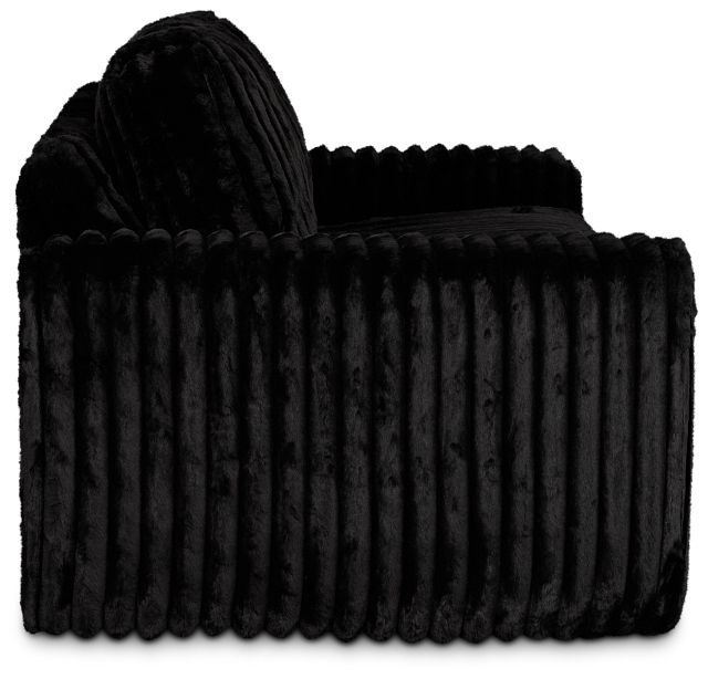 Teddy Black Fabric Sofa