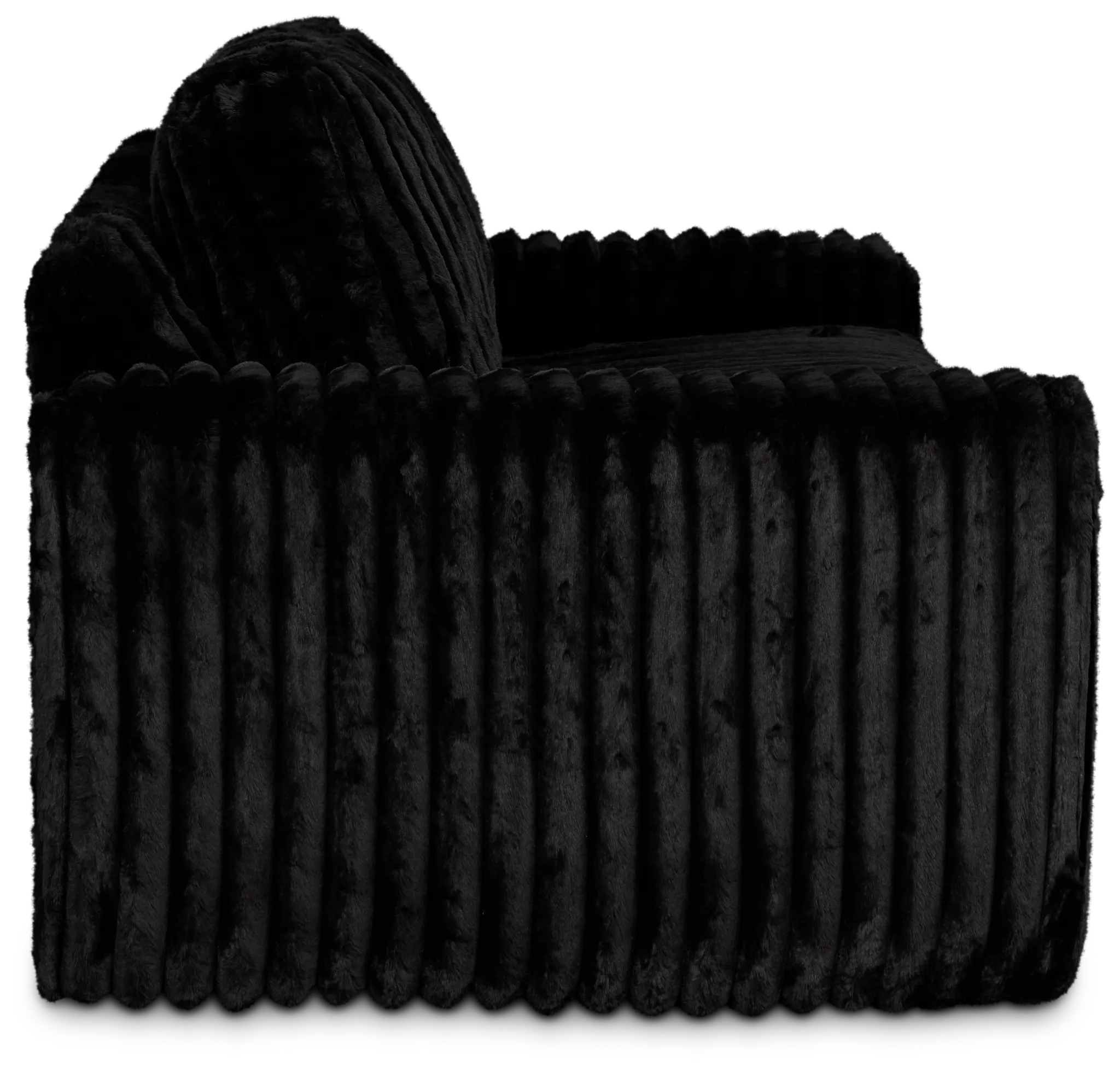 Teddy Black Fabric Sofa